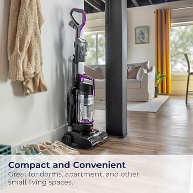 BISSELL CleanView Compact Turbo Upright Vacuum with Quick Release Wand, Full Size Power, Compact Size for Apartments & Dorms, 3437F - Image 5