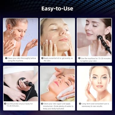 MEIQIER sens for Improvement in The Appearance of Cellulite Device Cellulite Massager Radio Frequency, White - Image 7