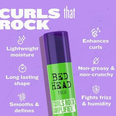 TIGI Bed Head Curls Rock Amplifier – Curl Shaping and Defining Cream with Anti Frizz Protection for Beautifully Enhanced Curls and Waves, 3.82 fl oz​ - Image 5