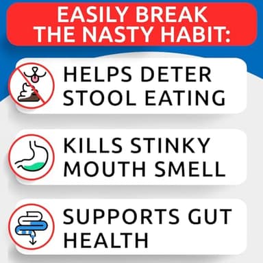 No Poo Chews for Dogs - Coprophagia & Stool Eating Deterrent with Probiotics, Digestive Enzymes & Breath Aid Support - Stop Dog Poop Eating - Made in USA - 120Ct (Poultry Flavor) - Image 2
