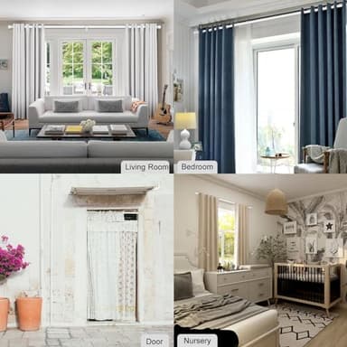 Byondeth Curtain Rods for Windows 16 to 170 Inches Adjustable Length 1 Inch Diameter Window Curtain Rod with Aluminium End Cap, Brushed Nickel - Image 3