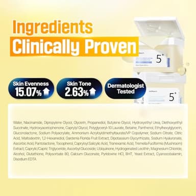 numbuzin No.5 Toner Pads | Vitamin-Niacinamide Concentrated Pad | Double-Sided | Glutathione, Niacinamide, PHA & LHA | Exfoliation, Hyperpigmentation Care | 70 Pads/180 ml - Image 7