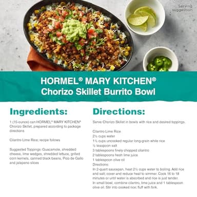 HORMEL Mary Kitchen Chorizo Skillet 14oz (Pack of 12) - Image 5