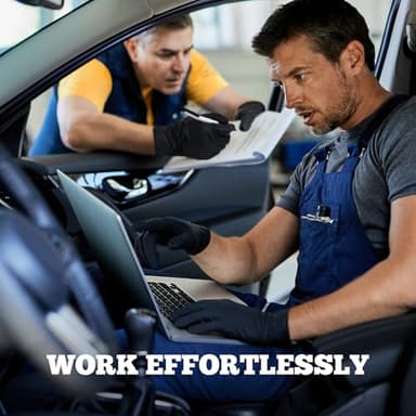 TitanFlex Disposable Nitrile Exam Gloves - 6-mil, Black, Large 100-ct Box, Heavy Duty, Latex Free, Food Safe for Cooking & Food Prep - Image 4