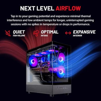 Skytech Azure Gaming PC Desktop, Ryzen 7 9700X 3.8 GHz (5.5GHz Turbo Boost), NVIDIA RTX 4060 8GB GDDR6, 1TB SSD, 16GB DDR5 RAM 6000, 650W Gold PSU, 360mm ARGB AIO, Wi-Fi, Win 11 Home - Image 4
