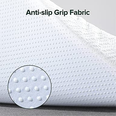 ZINUS 2 Inch Ultra Cooling Gel Memory Foam Mattress Topper with Cooling Cover, CertiPUR-US Certified, Twin, White - Image 7