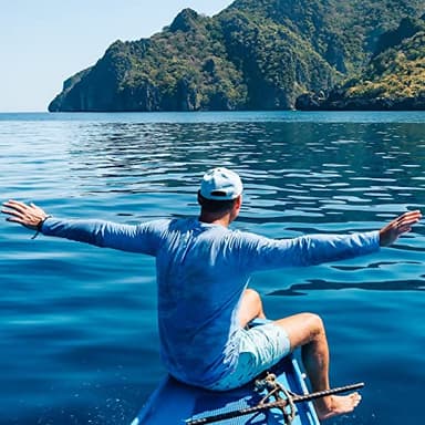 Willit Men's Rash Guard Swim Shirts UPF 50+ Long Sleeve Shirts Sun Protection SPF Hiking Fishing UV Shirt Gray XXL - Image 6