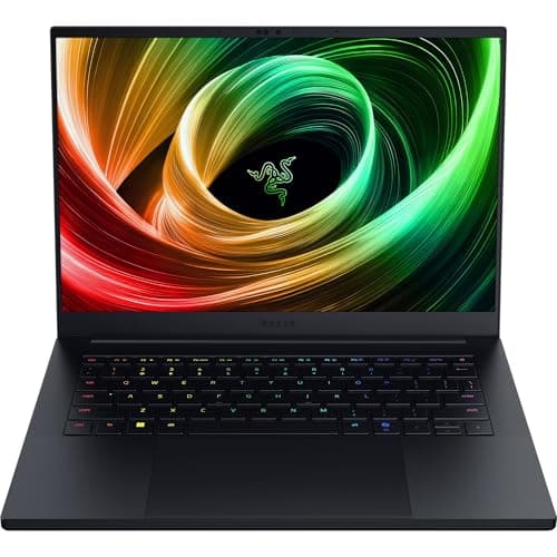 Razer Blade 14 (2025) Gaming Laptop: NVIDIA GeForce RTX 5060 - AMD Ryzen AI 9 365 CPU - 3K 120Hz OLED Display - 16GB LPDDR5X RAM - 1TB SSD - Thin & Lightweight - Chroma RGB - Windows - Black - Image 1