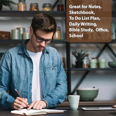 CAGIE Lined Journal for Men Women, Tree Growth Ring Leather Bound Journal Notebook, 256 Pages 100 GSM Journals for Writing, A5 Hardcover Journaling Notebooks for Work, Note Taking - Image 7