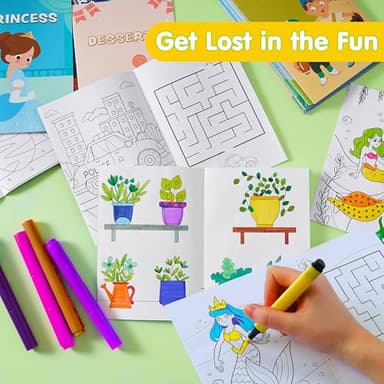 JOYIN 24Pcs Coloring Books for Kids Ages 4-8, Bulk Mini Coloring Book for Party Favors, Goodie Bags Stuffers for Kids | Birthday Party Gifts | Classroom Travel Activity | Stocking Stuffers - Image 2
