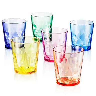 SCANDINOVIA - 13oz Unbreakable Premium Drinking Glasses Set of 6 - Made in Japan - Super Grade Acrylic Plastic - Perfect for Gifts - Dishwasher Safe - Cups Reusable Drinkware Tumblers Kids - Image 2