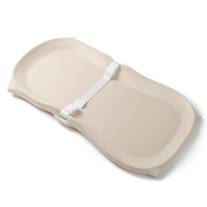Baby Changing Pad Wipeable & Waterproof, Soft & Non-Slip Adjustable Safety Belt, Changing Table and Dresser, Use for Changing Diaper Clothes Massage Apply Moisturizer, Oat Cat Conpect Design - Image 1