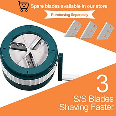 MANBA Ice Shaver and Snow Cone Machine, Premium Portable Ice Crusher with Free Ice Cube Trays - BPA Free - Image 5