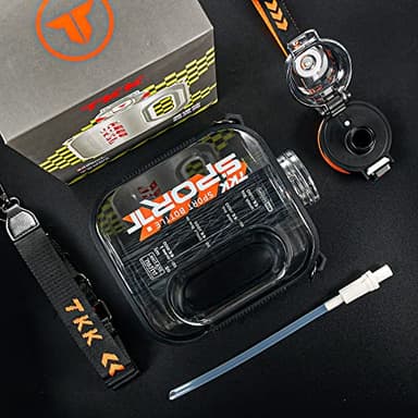 TKK Half Gallon Water Bottle Jug with Straw, Large Capacity Plastic Water Bottle, Dishwasher Safe, 1/2 Gallon 64 Oz, BPA Free Tritan for Gym, Yoga, Travel, Camping, Outdoor, Black - Image 2