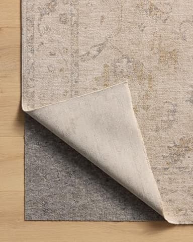 Loloi Chris Loves Julia Louisa Collection LOI-02 Oatmeal/Slate 9'-6" x 13'-1", .38" Pile Height, Area Rug - Image 6