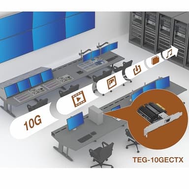 TRENDnet 10G PCIe Network Adapter, TEG-10GECTX, Convert a PCI Express Slot Into a 10 Gigabit Ethernet Port, 802.1Q VLAN Tagging, Windows and Windows Server Support - Image 6