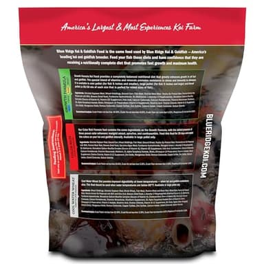 Blue Ridge Koi Fish Food 5lb - Koi Food Large 3/16" Growth Formula, Goldfish Food, Premium Fish Food for Ponds, Ponds Fish Food, Floating Pond Pellets - Image 2