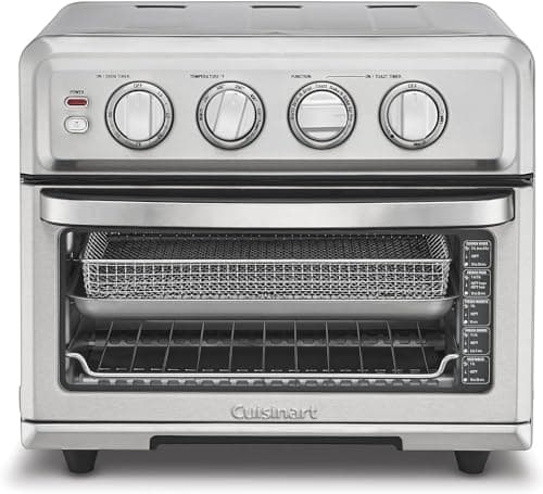 Cuisinart Air Fryer Toaster Oven with Grill, 1800W 8-1 Air Fryer Oven with Bake, Convection Bake, Grill, Broil and Warm Options, Large Capacity, 60-Minute Timer, TOA-70, Stainless Steel - Image 1