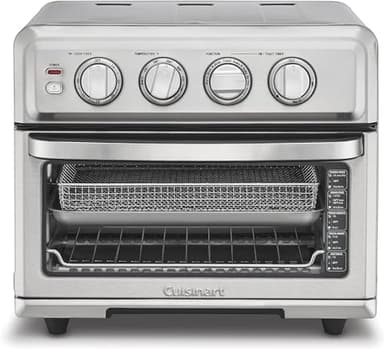 Cuisinart Air Fryer Toaster Oven with Grill, 1800W 8-1 Air Fryer Oven with Bake, Convection Bake, Grill, Broil and Warm Options, Large Capacity, 60-Minute Timer, TOA-70, Stainless Steel - Image 1
