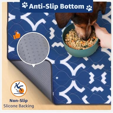 LOOBANI Washable Pee Pads for Dogs 18"x 24": 2 Pack Super Absorbent Reusable Puppy Pads Leakproof Whelping Pad, Waterproof Non-Slip Dog Training Pads for Floor, Crate, Potty, Sofa - Image 5