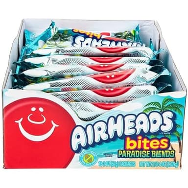 Airheads Candy Bites, Paradise Blends Flavor, Non Melting, Party, Concessions, Office, 2 Ounce (Pack of 18) - Image 6