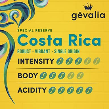 Gevalia Kaffe Special Reserve Costa Rica Medium Roast K-Cup Coffee Pods (10 Pods) - Image 7