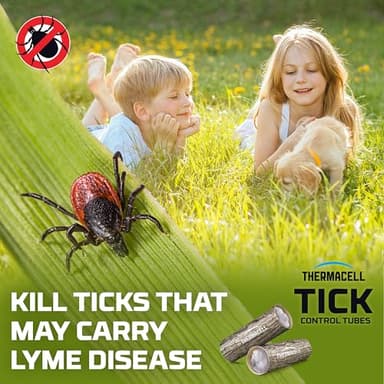Thermacell Tick Control Tubes for Yards; Protects; No Spray, No Granules, No Mess; Biodegradable; Environmentally Friendly Alternative to Spray & Repellent - Image 8