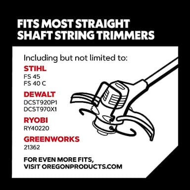 Oregon Magnum Gatorline 095 Trimmer Line Heavy Duty, Professional Square Weed Wacker String for Gas and Electric Grass Trimmer and Brushcutters, Fits Most Standard Models .095" x 685-Foot (22-895) - Image 3