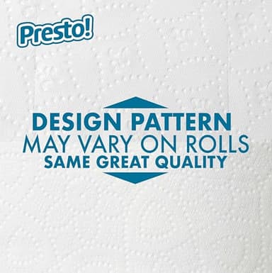 Amazon Brand - Presto! 2-Ply Ultra-Soft Toilet Paper, 24 Family Mega Rolls = 120 regular rolls, 6 Count (Pack of 4), Unscented - Image 2