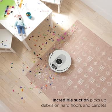 Shark AI Ultra Voice Control Robot Vacuum with Matrix Clean Navigation, Home Mapping, 60-Day Capacity, XL Self-Empty Base for Homes with Pets, Carpet & Hard Floors, Cool Grey - Image 8