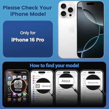 Temdan for iPhone 16 Pro Case Clear, [Compatible with Magsafe][Anti-Yellowing][Military-Grade Protection] Shockproof Slim Magnetic Phone Case for iPhone 16 Pro, Transparent - Image 2