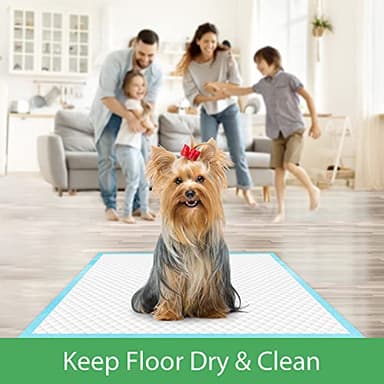 Deep Dear Pet Training and Puppy Pads 24"x24" (75 Count), Super Absorbent Pee Pads for Dogs, Leak-Proof Dog Potty Training Pads for Puppies, Cats, Rabbits, Disposable Pet Pads for Housetraining - Image 8