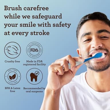 GuruNanda Butter On Gums Toothbrush, ADA Accepted, with 8000+ Ultra Soft Softex Bristles for Sensitive & Receding Gums, Perfect for Whiter Teeth, 8 Ct - Image 5