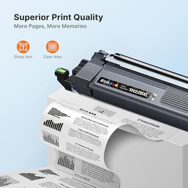 E-Z Ink Compatible TN229XL Toner Cartridges Replacement for Brother TN229XL TN-229XL TN229 XL to use with MFC-L3720CDW MFC-L3780CDW HL-L3220CDW HL-L3280CDW HL-L3300CDW Printer (TN229XLBK/C/M/Y-4 Pack) - Image 3