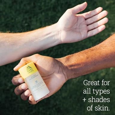 Oars + Alps Clear Face Sunscreen Stick, SPF 35 Travel Sunscreen Roll On for Face & Body, SPF Stick with Vitamin E & Antioxidants, Water & Sweat Resistant, All Skin Types, Moisturizing, 1.7oz, 1pk - Image 6