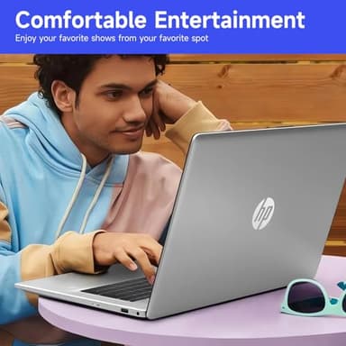 HP Premium 17.3" Touchscreen Laptop, 8-Cores Intel Core i3-N305, 16GB RAM, 128GB eMMC + 1TB SSD, Webcam, HDMI, Wi-Fi 6, Windows 11 S, Silver - Image 4