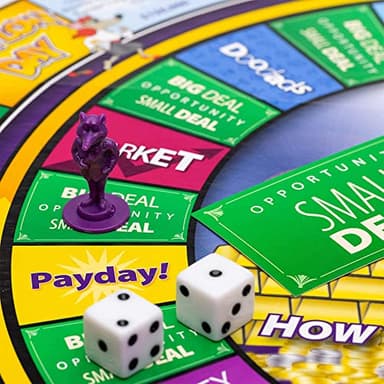 Rich Dad CASHFLOW Board Game, Educational Business & Finance Literacy Game, Ages 14 & Up - Financial Learning Games for Kids, Teens, Adults and Family - Image 9