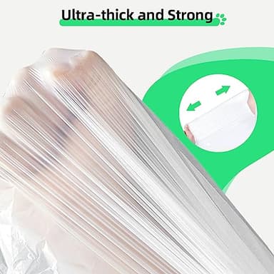 60 Count Self-Cleaning Cat Litter Box Liners Bag Fit For MW-SC01/MW-SC02/MW-LR01, Drawstring Heavy Duty Pet Litter Receptacles Bags Compatible with Automatic Cat Litter Box-18" * 12" - Image 4