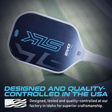 Selkirk Sport SLK Evo Power MAX Pickleball Paddle by Selkirk Sport | G9 Power Carbon Fiber Pickleball Paddle with SpinFlex Surface and Rev-Hybrid Polymer Core | Power Blue Max - Image 3
