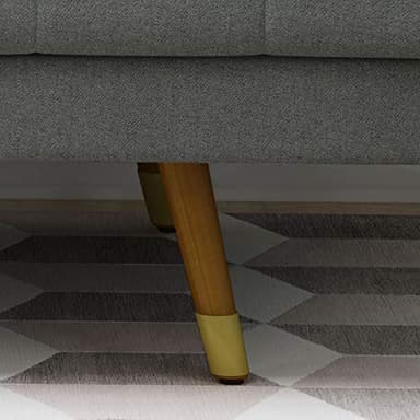 Christopher Knight Home GDFStudio Christopher Knight Home Aidan Mid Century Modern Tufted Fabric Sofa, Gray - Image 6