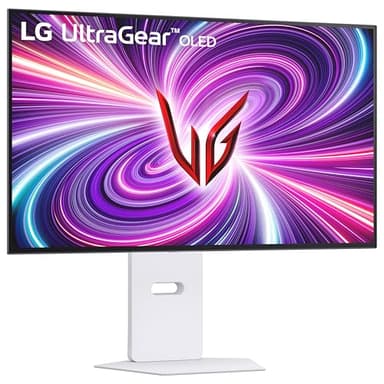 LG ‎32GS95UV 32-inch Ultragear OLED Gaming Monitor 4K UHD 1440p 240Hz 0.03ms DisplayHDR True Black 400 AMD FreeSync Premium Pro NVIDIA G-Sync HDMI 2.1 DisplayPort Tilt/Height/Swivel Stand White - Image 10
