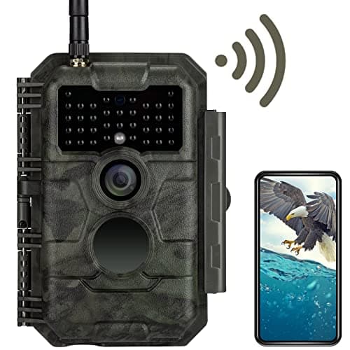 GardePro E6 Trail Camera WiFi 48MP 1296P Game Camera with No Glow Night Vision Motion Activated Waterproof for Wildlife Deer Scouting Hunting or Property Security, Camo - Image 1