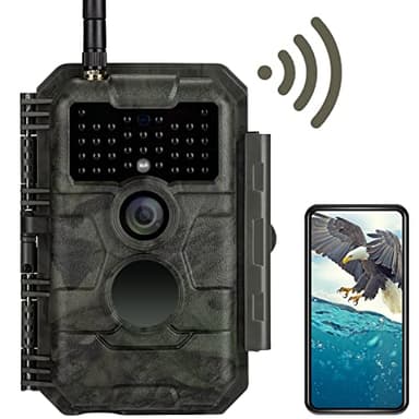 GardePro E6 Trail Camera WiFi 48MP 1296P Game Camera with No Glow Night Vision Motion Activated Waterproof for Wildlife Deer Scouting Hunting or Property Security, Camo - Image 1