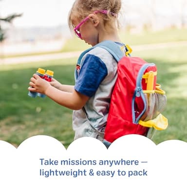 Melissa & Doug PAW Patrol Pup Pack Backpack, Adventure-Ready PAW Patrol Toys for Kids with Whistle, Binoculars, & Mission Cards, Preschool Toys for Girls & Boys Ages 3+ - Image 8