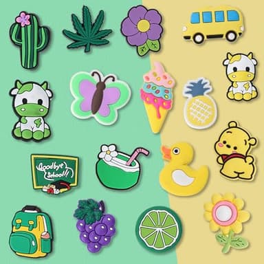 100PCS Kawaii Pencil Charms - Rainbow Mixed Pencil Toppers Set for Boys & Girls, Cute Classroom Rewards and Prizes for Students, Fun Pencil Decorations for School Supplies & Kids’ Incentives - Image 6