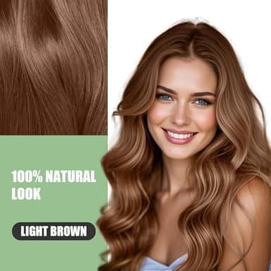FARNDU Light Brown Hair Dye Shampoo for Gray Hair Coverage - 3 In 1 Natural Hair Color Shampoo for Women & Men, Champu Para Canas Mujer - Image 4
