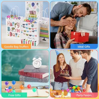 24Pack Stress Balls, Squishy Ball, Squishy Squeeze Balls Bulk Fidget for Adults, Stress Relief Balls, Party Favors, Birthday Gift, Goodie Bag Stuffers - Image 7