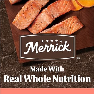 Merrick Premium Grain Free Dry Adult Dog Food, Wholesome And Natural Kibble With Real Salmon And Sweet Potato - 22.0 lb. Bag - Image 3