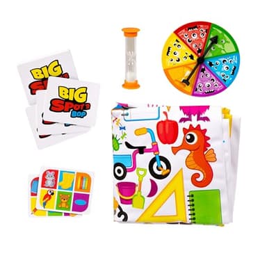 Big Spot 'N Bop! The Giant Wobbly "Find It First" Game, A Fun, Active Race For Mind And Body, Run Around The Giant 4 Foot (122cm) Inflatable Bopper To Find And Match Images, For 2 Or More Players, 4+ - Image 2