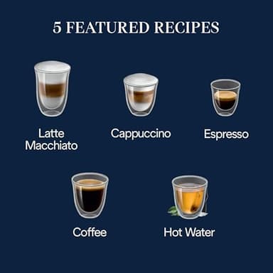 De'Longhi Magnifica Start Automatic Espresso Machine with Auto Milk Frother & Built in Grinder - 5 One-Touch Recipes, Easy-to-Clean, Home Barista Coffee Maker for Lattes, Cappuccino, Iced Coffee - Image 3